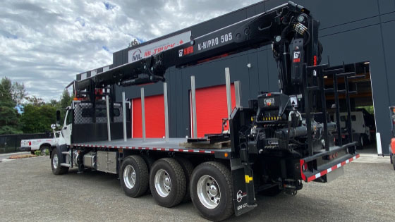 HIAB 505K-4 Crane with Freightliner Truck Work-Ready Package for Sale