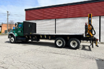 HIAB Effer 100-4S Crane and Green International Truck Package - SOLD