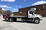 Moffett M5 50.3-10 NX Forklift + International Truck Work-Ready Package for Sale