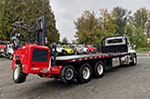 Moffett M8 55.3-10 NX Forklift and Freightliner Truck Work-Ready Package