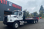 Moffett M8 55.3-10 NX Forklift and Freightliner Truck Work-Ready Package