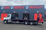 Moffett M8 55.3-10 NX Forklift and Freightliner Truck Work-Ready Package