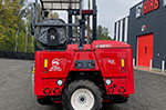Moffett M8 55.3-10 NX Forklift and Freightliner Truck Work-Ready Package