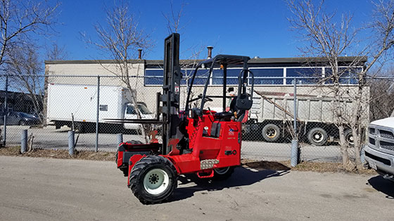 Moffett M8 55.3-10 Forklift and Internationl Truck - SOLD