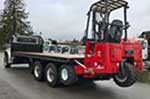 Moffett M8 55.3-10 NX Forklift and Freightliner Truck For Sale