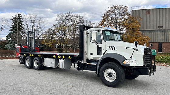 Moffett M8 55.4-12 NX Forklift + Mack Truck Work-Ready Package - SOLD