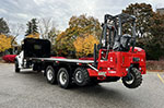 Moffett M8 55.3-10 NX Forklift + Peterbilt Truck Work-Ready Package for Sale