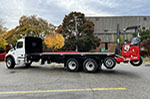 Moffett M8 55.3-10 NX Forklift + Peterbilt Truck Work-Ready Package for Sale