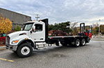 Moffett M8 55.3-10 NX Forklift + Peterbilt Truck Work-Ready Package for Sale