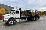 Moffett M8 55.3-10 NX Forklift + Peterbilt Truck Work-Ready Package - SOLD