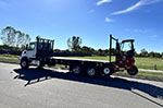 Moffett M8 55.3-10 NX Forklift + Volvo Truck Work-Ready Package for Sale