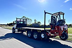 Moffett M8 55.3-10 NX Forklift + Volvo Truck Work-Ready Package for Sale