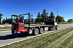 Moffett M8 55.3-10 NX Forklift + Volvo Truck Work-Ready Package for Sale