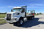 Moffett M8 55.3-10 NX Forklift + Volvo Truck Work-Ready Package for Sale