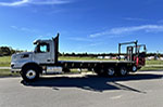 Moffett M8 55.3-10 NX Forklift + Volvo Truck Work-Ready Package for Sale
