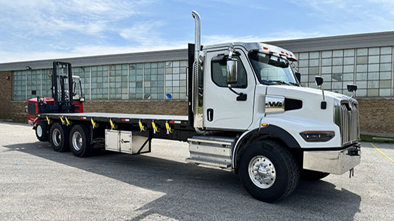Moffett M8 55.3-10 NX Forklift on Western Star Truck Work-Ready Package