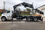 Multilift Hooklift and HIAB 288e HiPro Crane on Kenworth Truck - SOLD