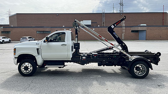 Multilift XR7L Hooklift with Tarp + International Truck Work-Ready Package - SOLD